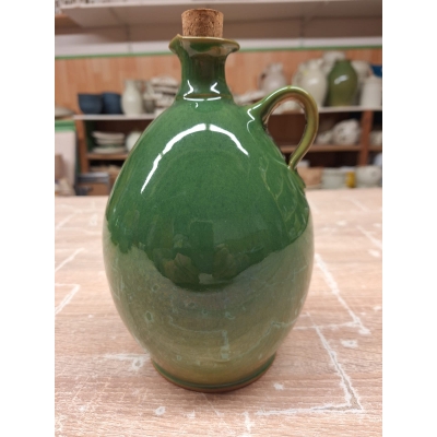 Lahev na olivový olej - zelená