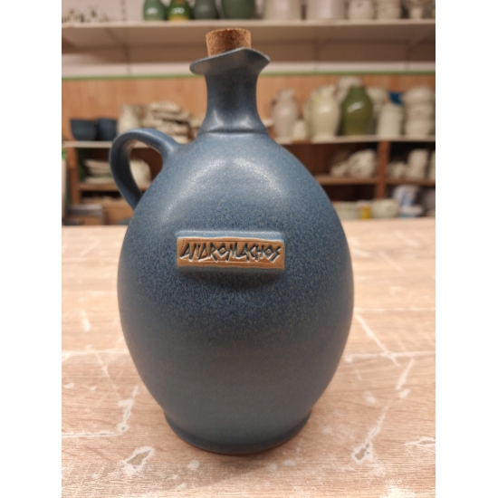 Lahev na olivový olej -  tmavě modrá