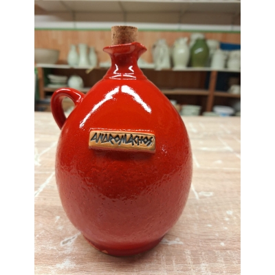 Lahev na olivový olej - červená